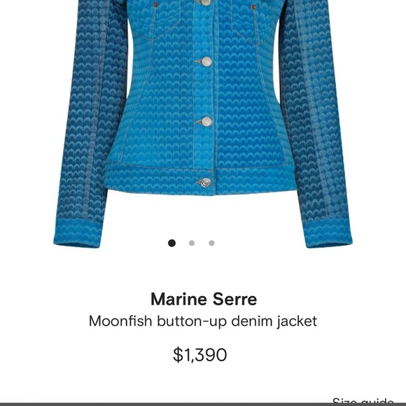Marine Serre never worn Jean Jacket - Picture 1 of 5